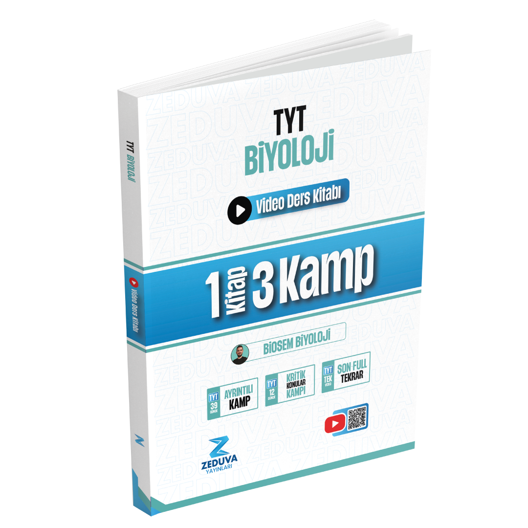 Biosem TYT Biyoloji 1 Kitap 3 Kamp Video Ders Kitabı