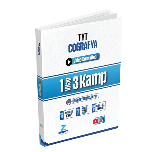 Coğrafyanın Kodları TYT Coğrafya 1 Kitap 3 Kamp Video Ders Kitabı