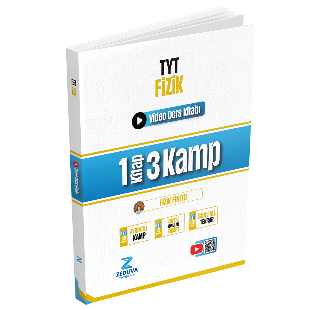 Fizikfinito TYT Fizik 1 Kitap 3 Kamp Video Ders Kitabı